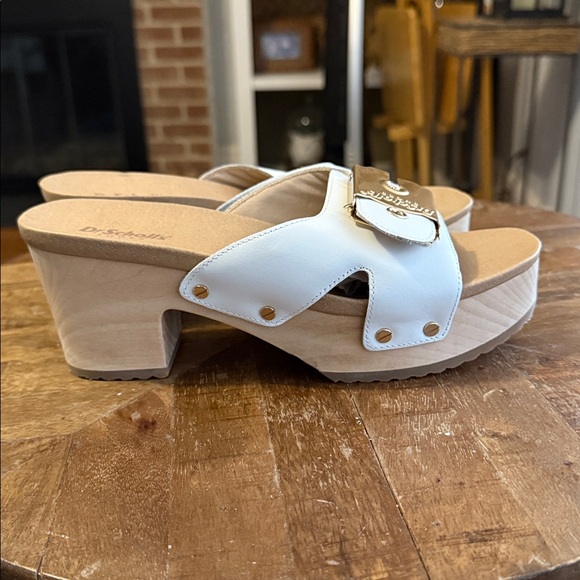 Dr. Scholl’s Original Max Too Leather Platform Sandals 7 NWOB - Picture 12 of 16